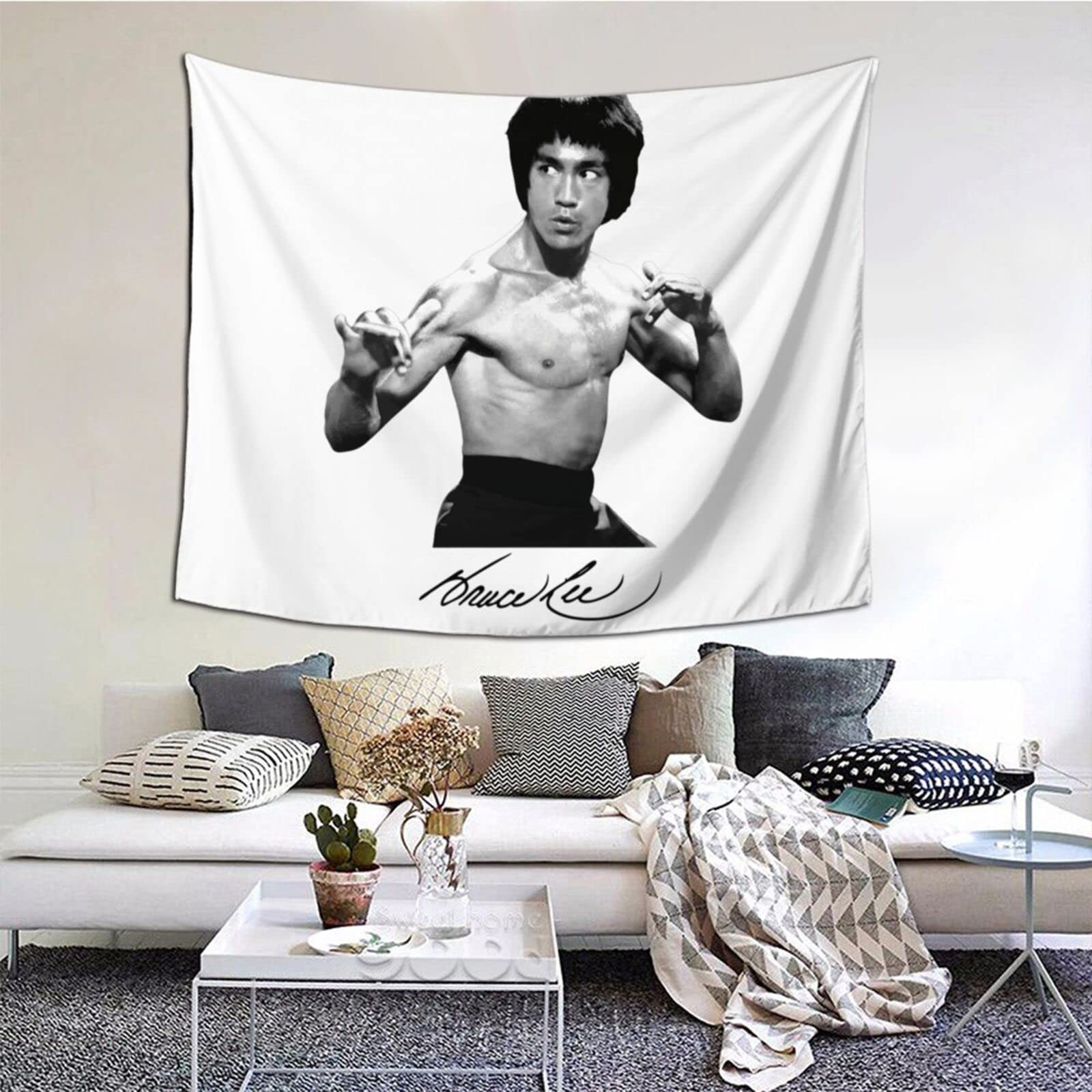 Amazon.co.jp: Bruce Lee ブルースリー (追悼45周年) タペストリー